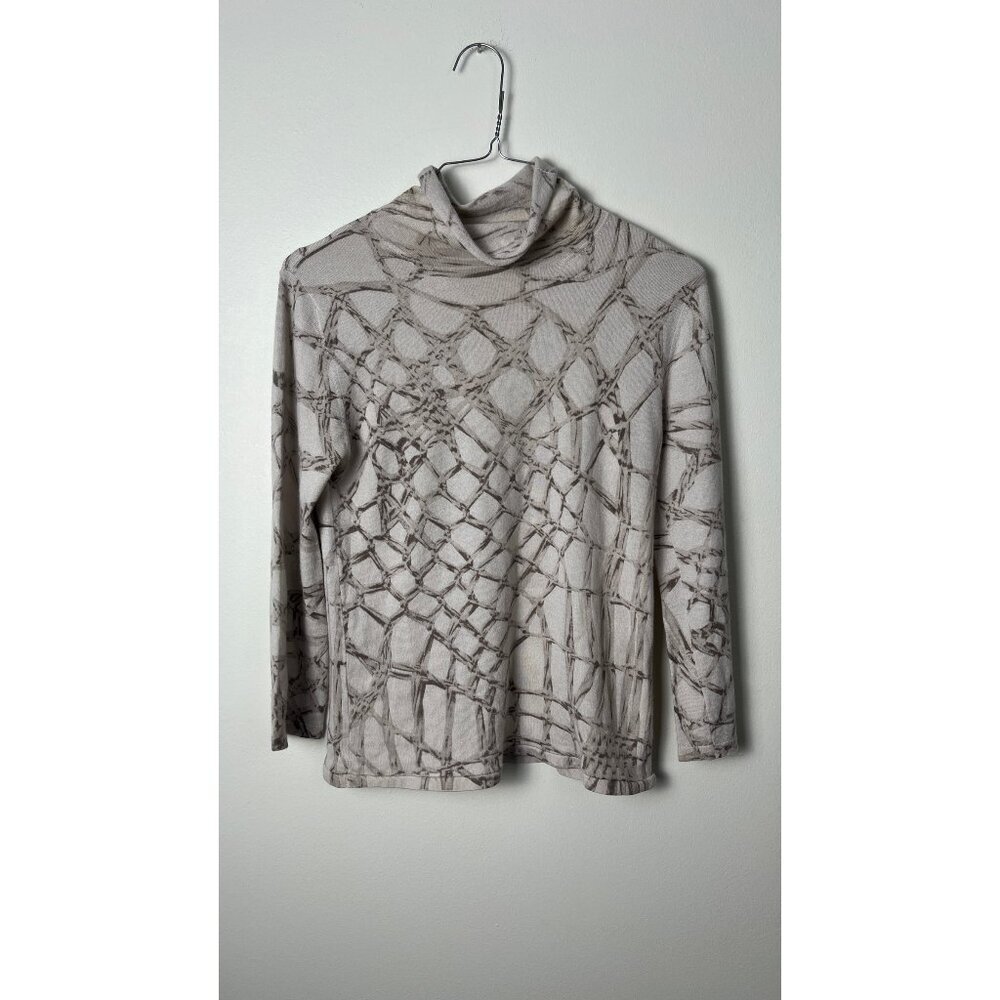 TSE CASHMERE CROPPED KNIT BLOUSE S